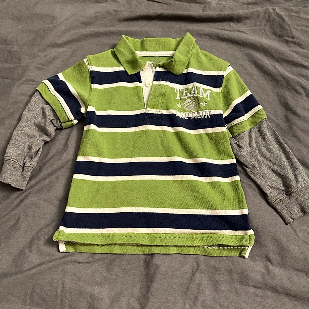 Carter’s - Polo - Green, Navy, & Gray - Sz: 3T